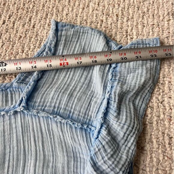 Anthropologie Daily Practice by Anthropologie Gauzy Ruffled Top - Picture 8 of 10